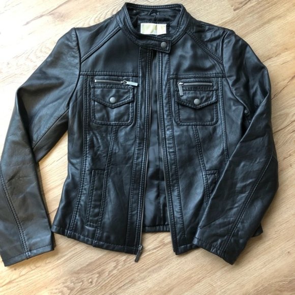 Michael Kors Jackets & Blazers - Michael KORS Leather Moto Jacket